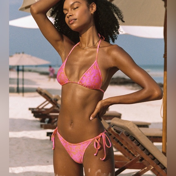 NWT L*space Bikini Set - Printed Aspen Top and Levi Bottom - Path to Paradise - Picture 4 of 6